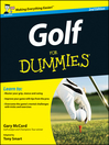 Cover image for Golf For Dummies